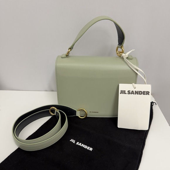 Jil Sander Handbags - Jil Sander Leather Shouder Bag Seafoam Green NWT $1,590.00 Simple & Elegant